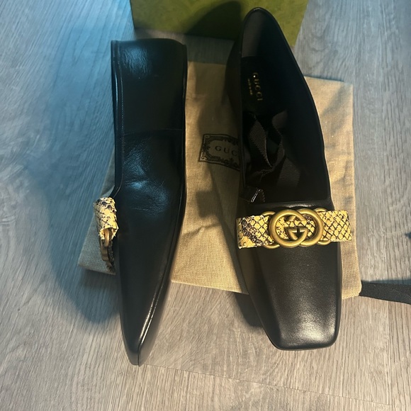 Gucci Black Ballet Flats NWT - Picture 4 of 9